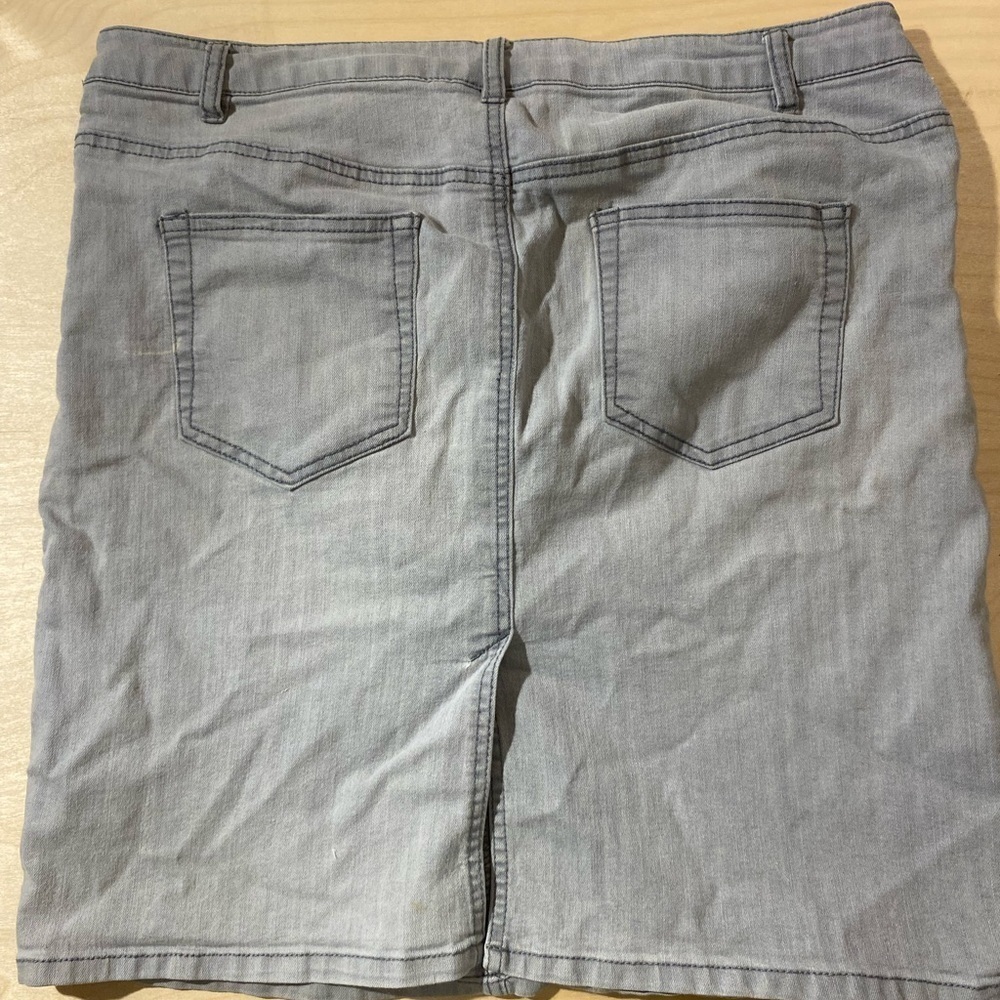 Vintage Jaclyn Smith Jean Skirt Size 14 (KD) - Picture 11 of 14